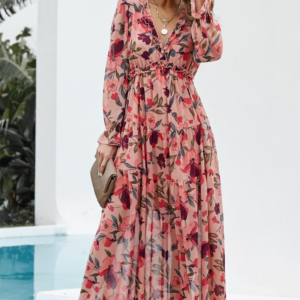 Home casual maxi dress
