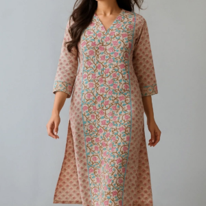 straight cut kurti